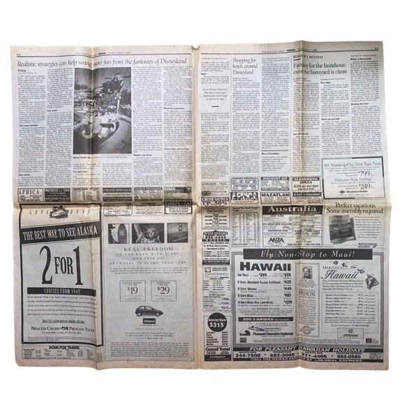 Disneyland Newspaper Seattle Times May 7, 1995 Sunday Kristin Jackson Reporter E - Picture 5 of 9